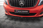 Maxton Parts - Frontlippe V.4 passend für Mercedes V-Klasse W447 schwarz Hochglanz