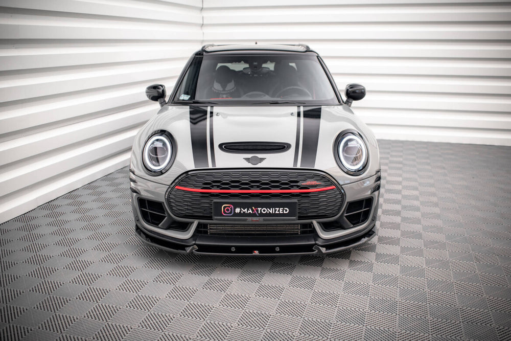 Maxton Parts - Frontlippe V.4 passend für Mini Cooper Clubman John Cooper Works F54 FL schwarz Hochglanz