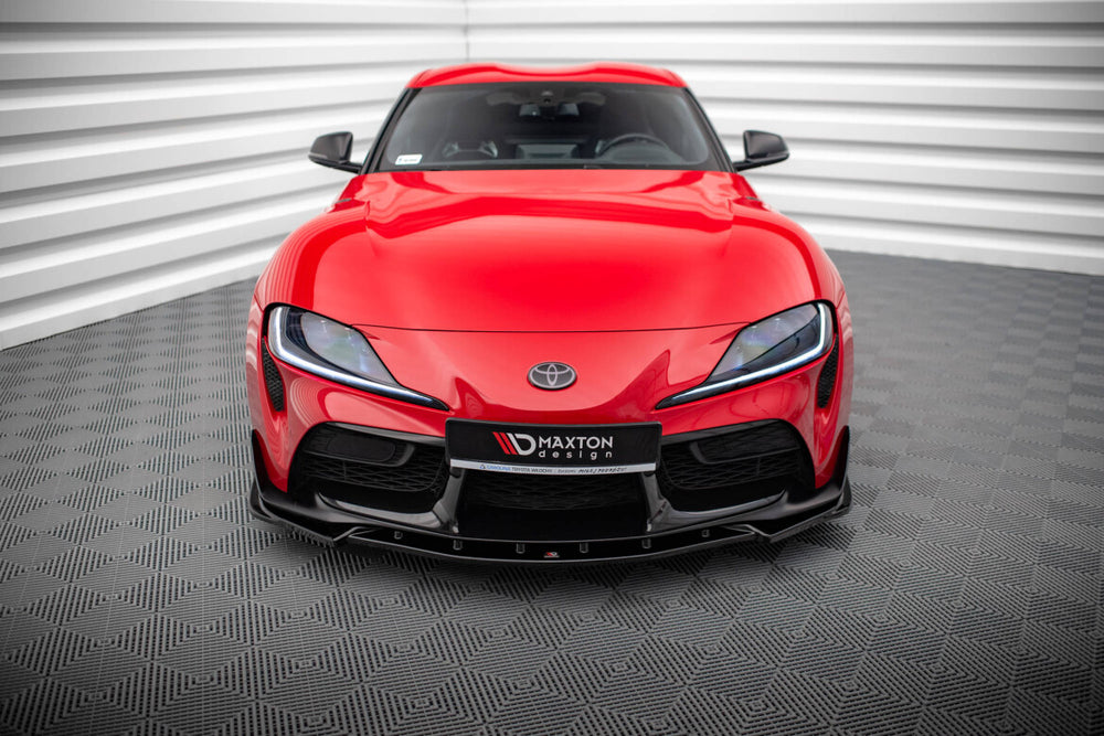 Maxton Parts - Frontlippe V.4 passend für Toyota Supra Mk5 schwarz Hochglanz