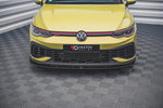 Maxton Parts - Frontlippe V.4 passend für VW Golf GTI Clubsport Mk8 schwarz Hochglanz