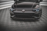 Maxton Parts - Frontlippe V.4 passend für VW Golf R Hatchback / Variant Mk8 schwarz Hochglanz