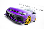 Maxton Parts - Frontlippe V.4 passend für VW Golf R Variant Mk8 FL schwarz Hochglanz
