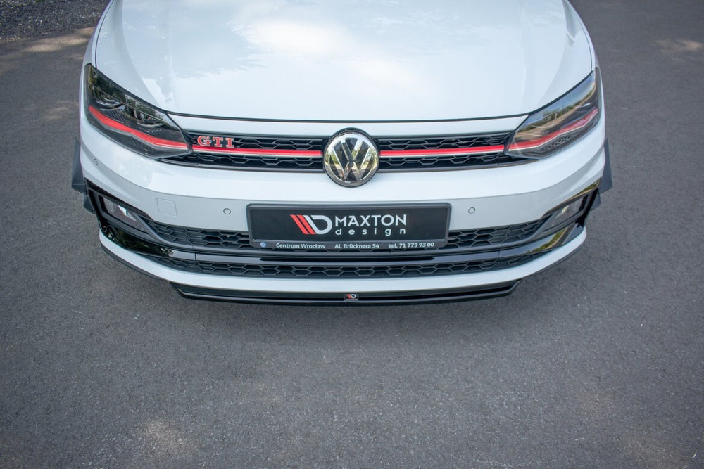 Maxton Parts - Frontlippe V.4 passend für VW Polo GTI Mk6 schwarz matt