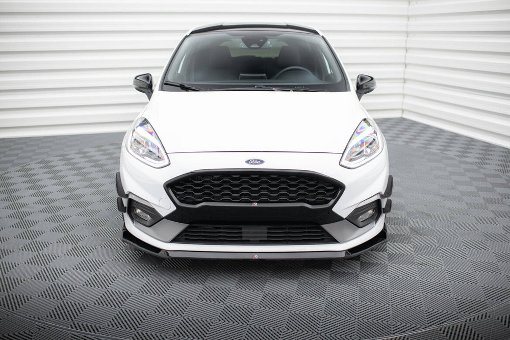 Maxton Parts - Frontlippe V.5 passend für Ford Fiesta Mk8 ST / ST-Line schwarz Hochglanz