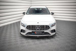 Maxton Parts - Frontlippe V.5 passend für Mercedes A35 AMG / AMG-Line W177 schwarz Hochglanz