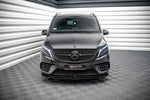 Maxton Parts - Frontlippe V.5 passend für Mercedes V-Klasse AMG-Line W447 schwarz Hochglanz