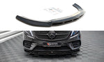 Maxton Parts - Frontlippe V.5 passend für Mercedes V-Klasse AMG-Line W447 schwarz Hochglanz