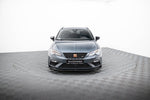 Maxton Parts - Frontlippe V.5 passend für Seat Leon CUPRA / FR Mk3 FL schwarz Hochglanz