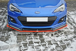 Maxton Parts - Frontlippe V.5 passend für Subaru BRZ Mk1 FL schwarz Hochglanz