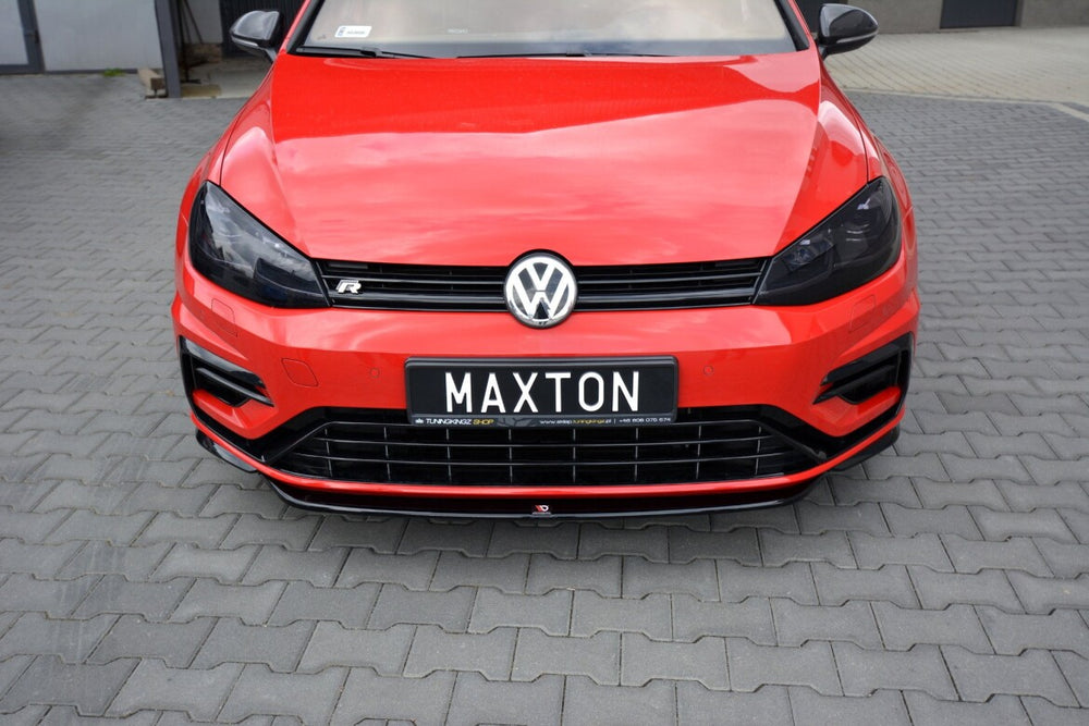 Maxton Parts - Frontlippe V.5 passend für VW Golf 7 R / R-Line FL schwarz matt