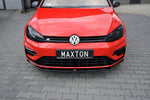 Maxton Parts - Frontlippe V.5 passend für VW Golf 7 R / R-Line FL schwarz matt