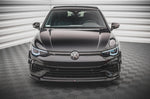 Maxton Parts - Frontlippe V.5 passend für VW Golf R Hatchback / Variant Mk8 schwarz Hochglanz
