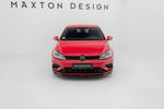 Maxton Parts - Frontlippe V.5 passend für VW Golf R / R-Line Mk7 FL schwarz Hochglanz