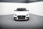 Maxton Parts - Frontlippe V.6 + Flaps passend für Hyundai I30 N Mk3 Hatchback/Fastback