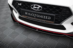 Maxton Parts - Frontlippe V.6 + Flaps passend für Hyundai I30 N Mk3 Hatchback/Fastback