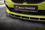 Maxton Parts - Frontlippe V.6 passend für BMW 1er M-Paket / M135i / 128ti F40 schwarz Hochglanz