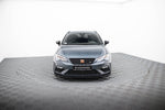 Maxton Parts - Frontlippe V.6 passend für Seat Leon CUPRA / FR Mk3 FL schwarz Hochglanz