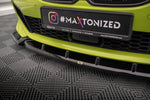 Maxton Parts - Frontlippe V.7 passend für BMW 1er M-Paket / M135i / 128ti F40 schwarz Hochglanz