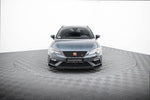 Maxton Parts - Frontlippe V.7 passend für Seat Leon CUPRA / FR Mk3 FL schwarz Hochglanz