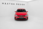 Maxton Parts - Frontlippe V.7 passend für VW Golf R / R-Line Mk7 FL schwarz Hochglanz