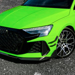 SOOQOO Frontspoiler V2 Carbon passend für Audi RS3 (8Y) - Facelift
