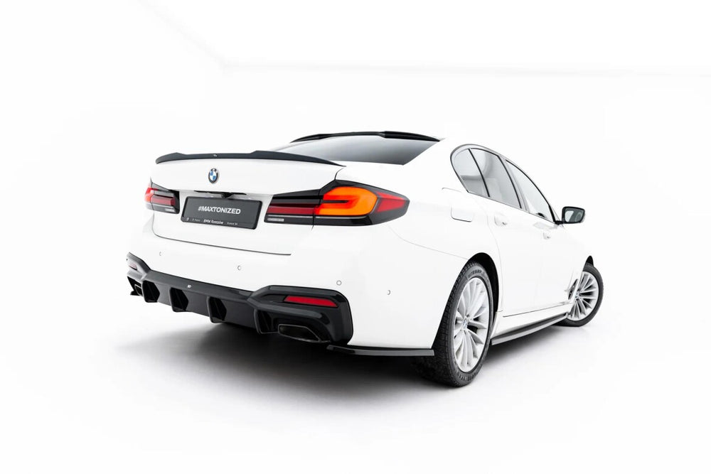 Maxton Parts - Heck Ansatz Diffusor passend für BMW 5er M-Paket Limousine / Touring G30 / G31 / G30 Facelift / G31 Facelift