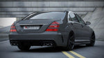 Maxton Parts - Heck Stoßstange + Heckansatz Diffusor passend für Mercedes S W221 (W205 Look)