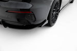 Maxton Parts - Heckansatz Diffusor + Flaps passend für Audi A3 Limousine 8Y schwarz Hochglanz