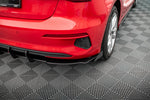 Maxton Parts - Heckansatz Diffusor + Flaps passend für Audi A3 Sportback 8Y schwarz Hochglanz