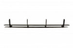 Maxton Parts - Heckansatz Diffusor Flaps passend für Audi A6 S-Line Limousine / Avant C7 (auspuffendrohr 2x1) schwarz matt