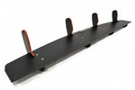 Maxton Parts - Heckansatz Diffusor Flaps passend für Audi A6 S-Line Limousine / Avant C7 (auspuffendrohr 2x1) schwarz matt