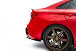 Maxton Parts - Heckansatz Diffusor + Flaps passend für Audi RS3 Limousine 8Y FL schwarz Hochglanz