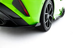 Maxton Parts - Heckansatz Diffusor + Flaps passend für Audi RS3 Sportback 8Y FL schwarz Hochglanz