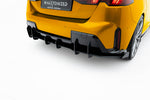 Maxton Parts - Heckansatz Diffusor + Flaps passend für BMW 1er M-Paket F70 schwarz Hochglanz