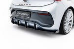 Maxton Parts - Heckansatz Diffusor + Flaps passend für CUPRA Born Mk1 schwarz Hochglanz