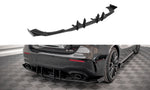Maxton Parts - Heckansatz Diffusor + Flaps passend für Mercedes A35 AMG Hatchback Aero Pack W177 schwarz Hochglanz