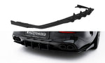 Maxton Parts - Heckansatz Diffusor + Flaps passend für Mercedes-AMG CLE 53 C236 schwarz Hochglanz