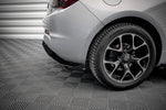Maxton Parts - Heckansatz Diffusor + Flaps passend für Opel Astra GTC OPC-Line J schwarz Hochglanz