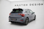 Maxton Parts - Heckansatz Diffusor + Flaps passend für VW Polo GTI Mk6 FL schwarz Hochglanz