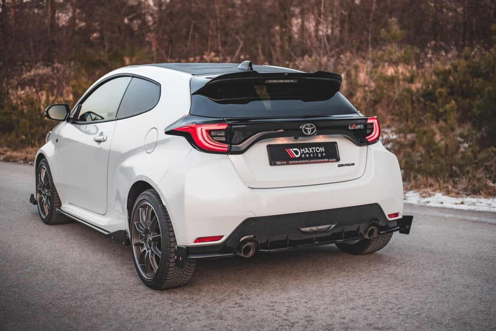 Maxton Parts - Heckansatz Diffusor + Flaps V.2 passend für Toyota GR Yaris Mk4 schwarz matt