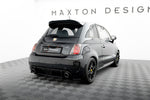Maxton Parts - Heckansatz Diffusor passend für ABARTH 500 Mk1 schwarz matt