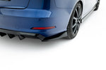 Maxton Parts - Heckansatz Diffusor passend für Audi A3 Limousine 8V (Doppelauspuff li.) schwarz Hochglanz