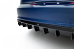 Maxton Parts - Heckansatz Diffusor passend für Audi A3 Limousine 8V (Einzelauspuff li. re.) schwarz Hochglanz