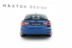 Maxton Parts - Heckansatz Diffusor passend für Audi A3 Limousine 8V (Einzelauspuff li.) schwarz Hochglanz
