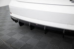 Maxton Parts - Heckansatz Diffusor passend für Audi A3 Limousine 8V FL (Einzelauspuff li.) schwarz Hochglanz