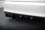 Maxton Parts - Heckansatz Diffusor passend für Audi A3 S-Line Sportback 8V (Einzelauspuff li.) schwarz Hochglanz