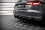 Maxton Parts - Heckansatz Diffusor passend für Audi A3 Sportback 8V schwarz matt