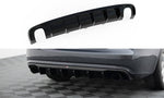 Maxton Parts - Heckansatz Diffusor passend für Audi A4 B8 FL (Einzelauspuff li. re.) schwarz Hochglanz