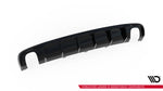Maxton Parts - Heckansatz Diffusor passend für Audi A4 B8 FL (Einzelauspuff li. re.) schwarz Hochglanz