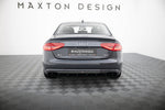 Maxton Parts - Heckansatz Diffusor passend für Audi A4 B8 FL (Version ohne Auspuff) schwarz Hochglanz